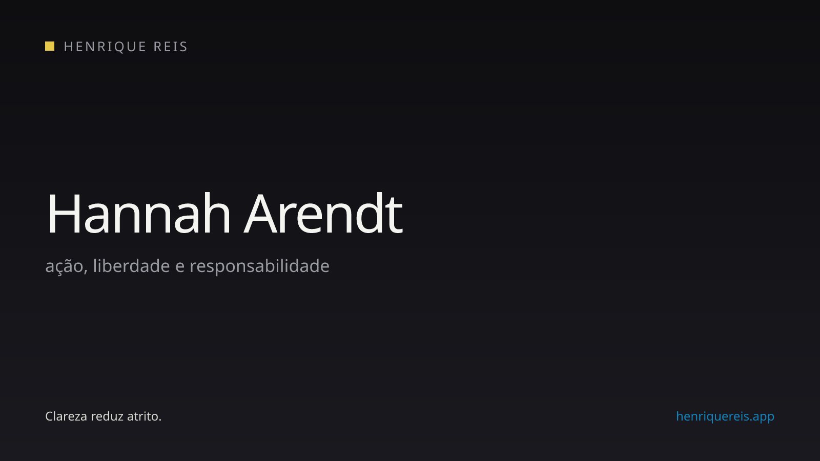 Guia editorial sobre as ideias, as obras e as controvérsias de Hannah Arendt