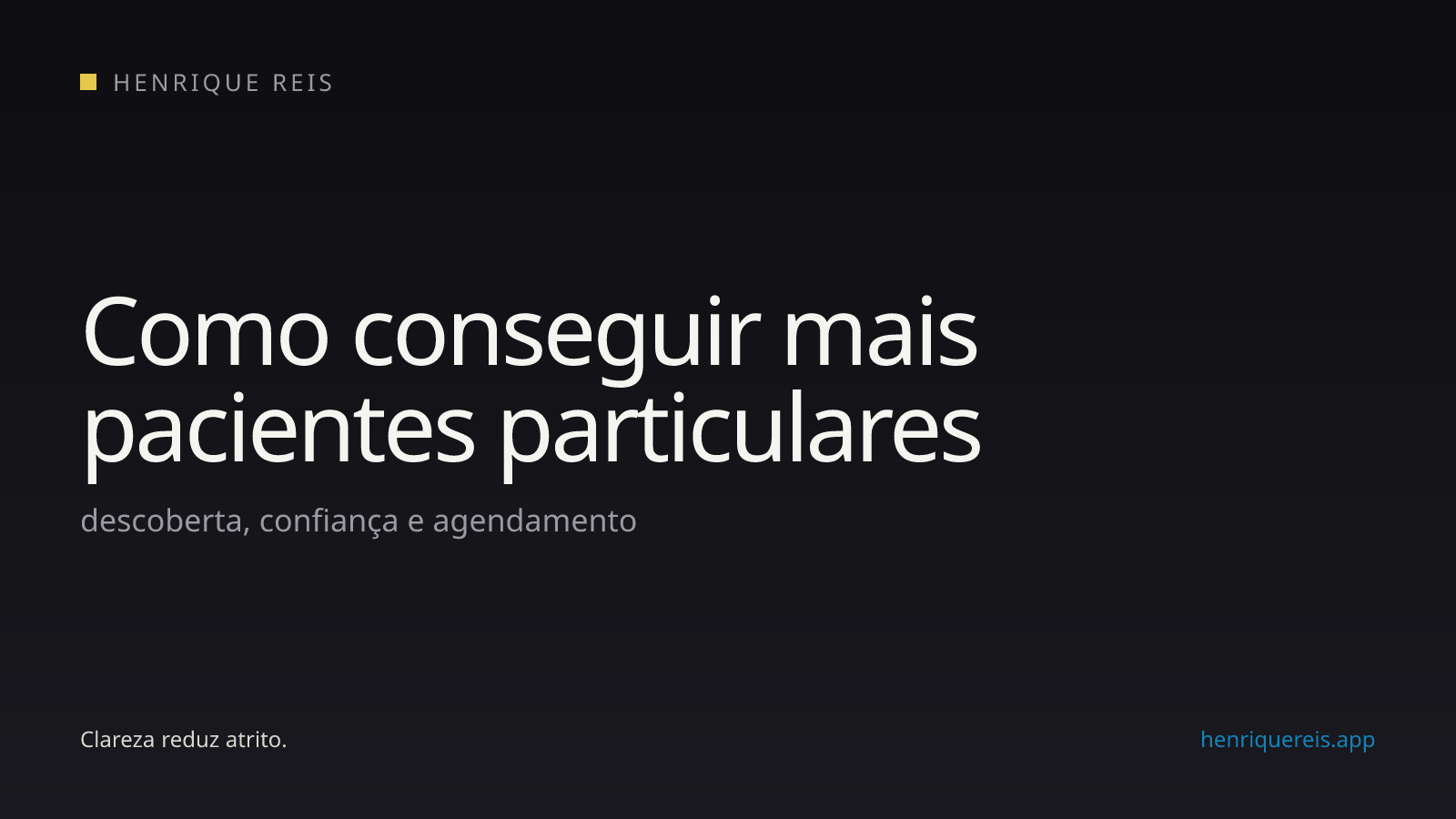 Capa editorial sobre pacientes particulares em consultório médico