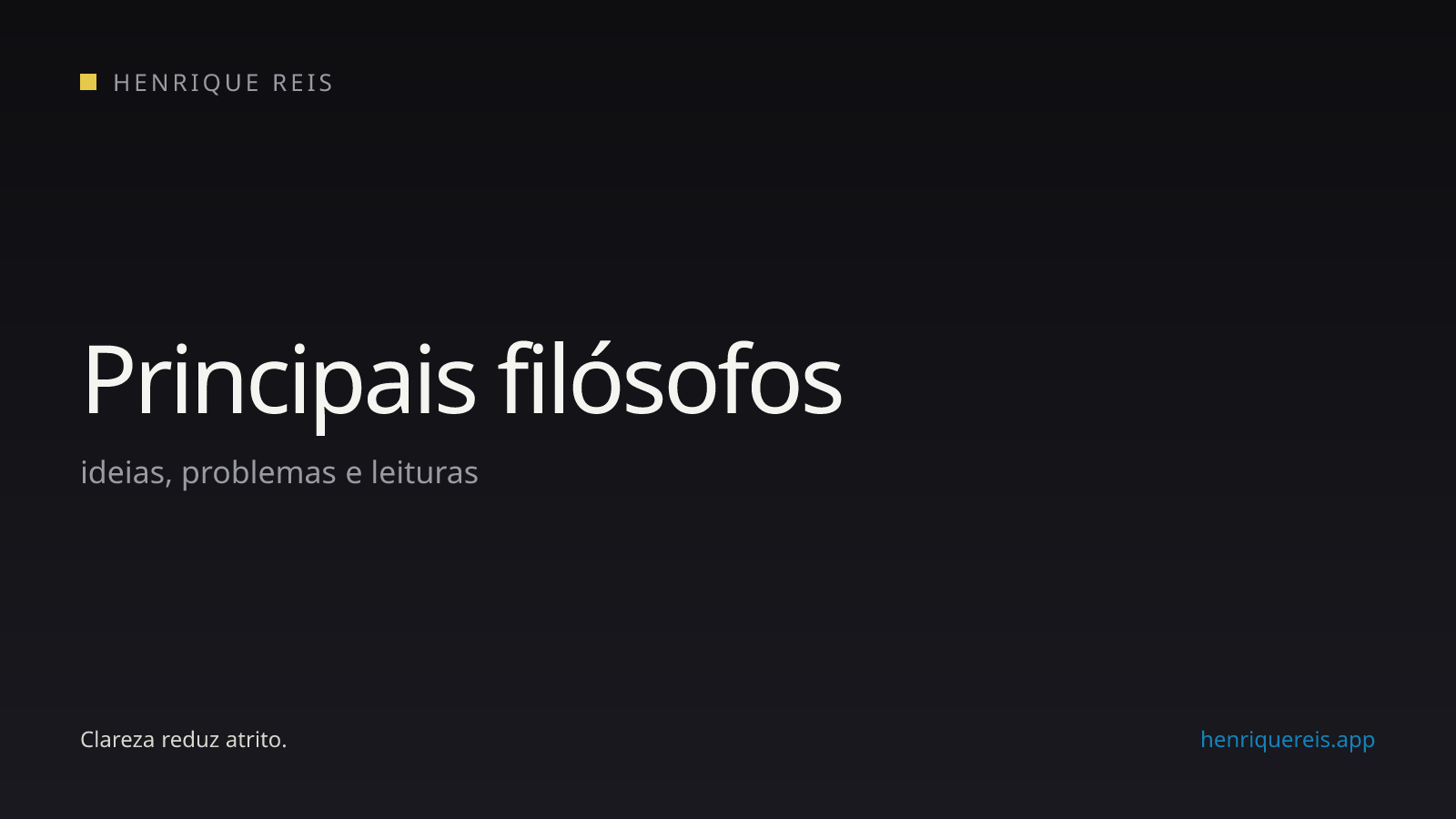 Percurso editorial pelos principais filósofos da história
