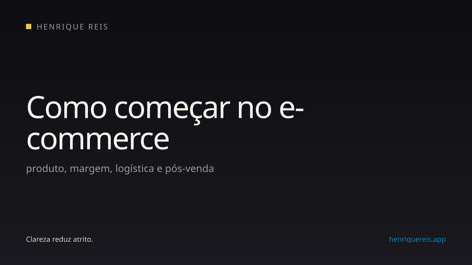 Os seis sistemas de uma operação de e-commerce, do produto ao pós-venda