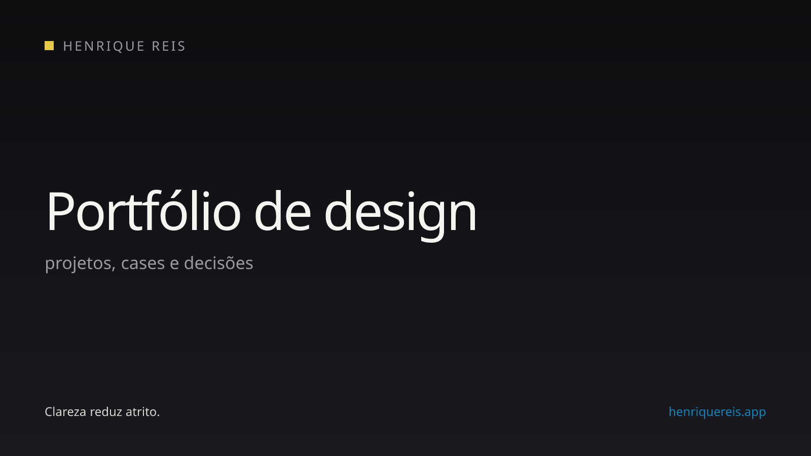 Orientação para organizar projetos e cases em um portfólio de design