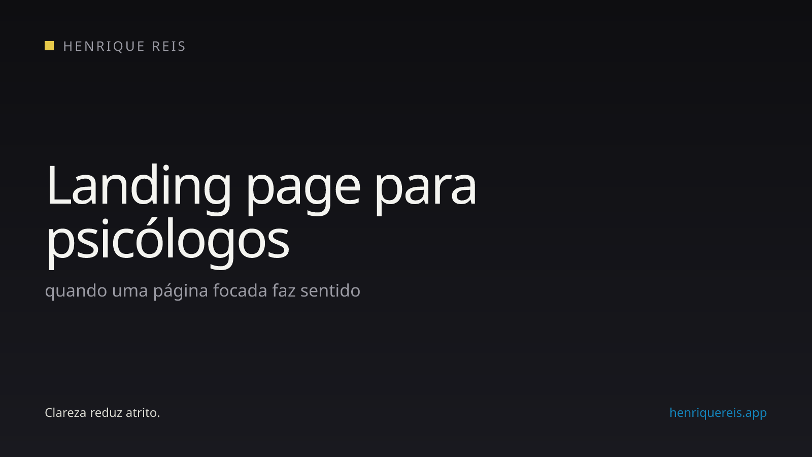 Capa editorial sobre landing pages para psicólogos