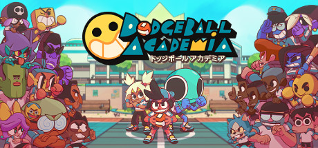 Arte promocional oficial de Dodgeball Academia