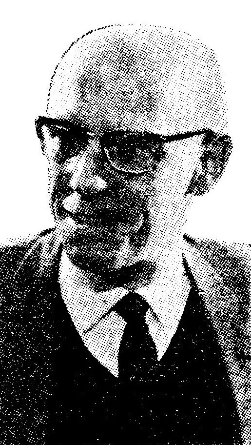 Fotografia de Michel Foucault publicada em 1968