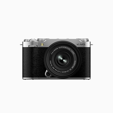 Fujifilm X-M5, câmera mirrorless vista em fotografia de produto