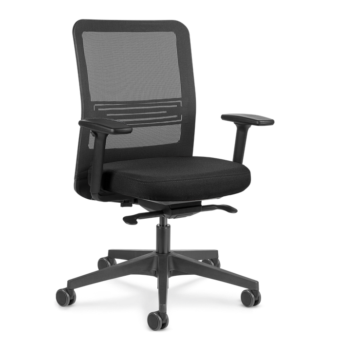 Flexform Tecton All Black visto em fotografia de catálogo