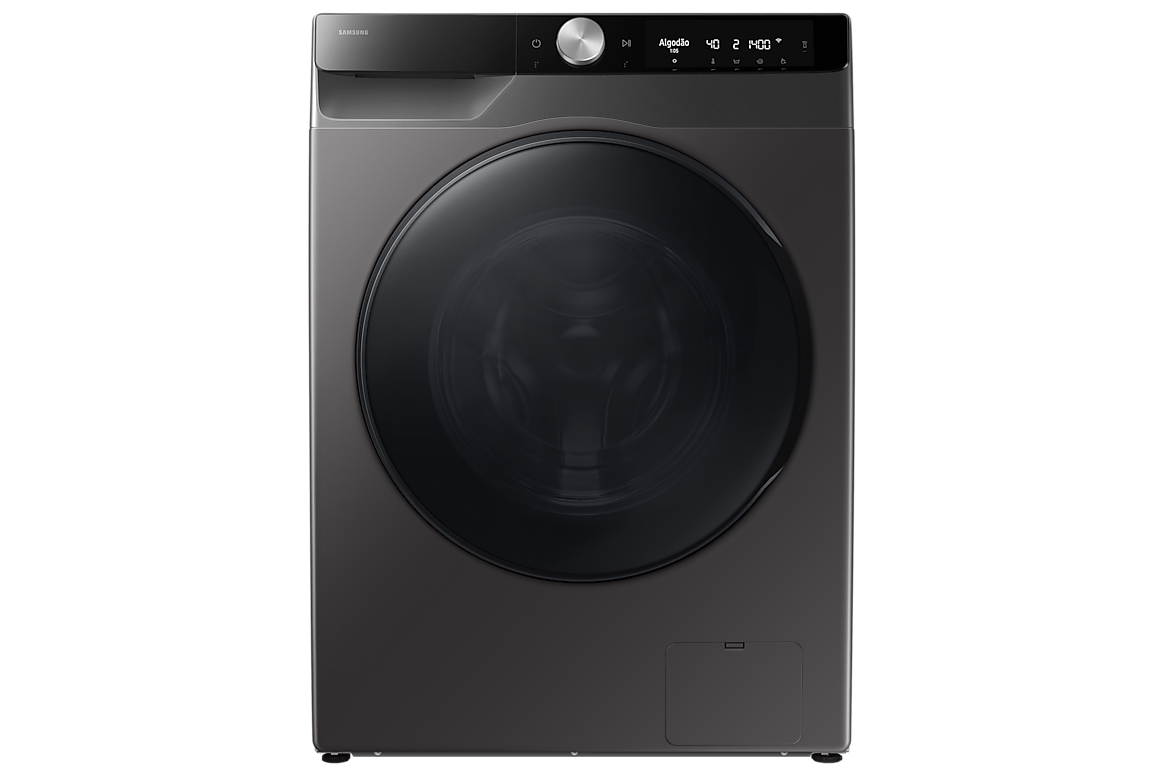 Lava e seca Samsung WD13FG Inox vista de frente