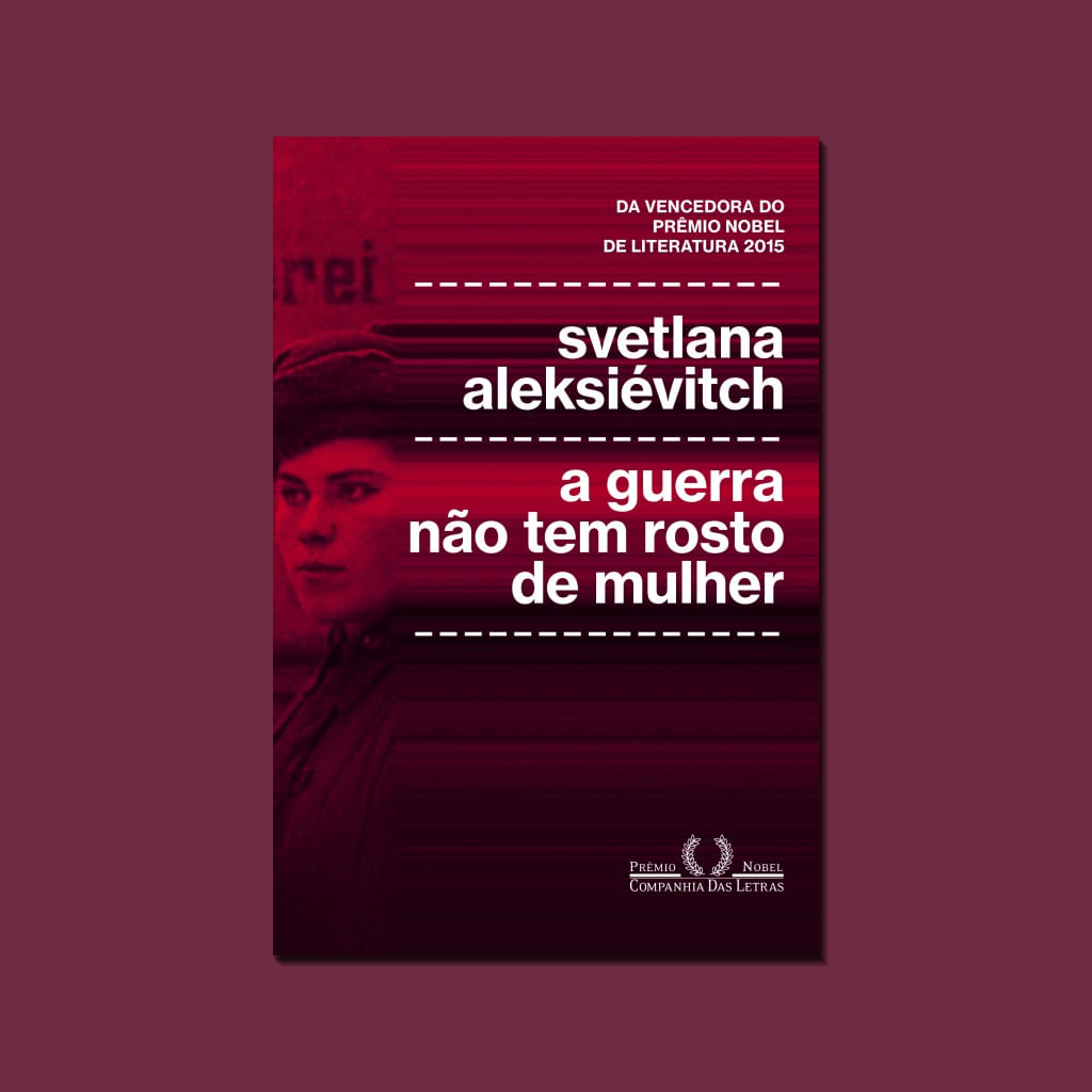 Capa da edição brasileira de A guerra não tem rosto de mulher publicada pela Companhia das Letras