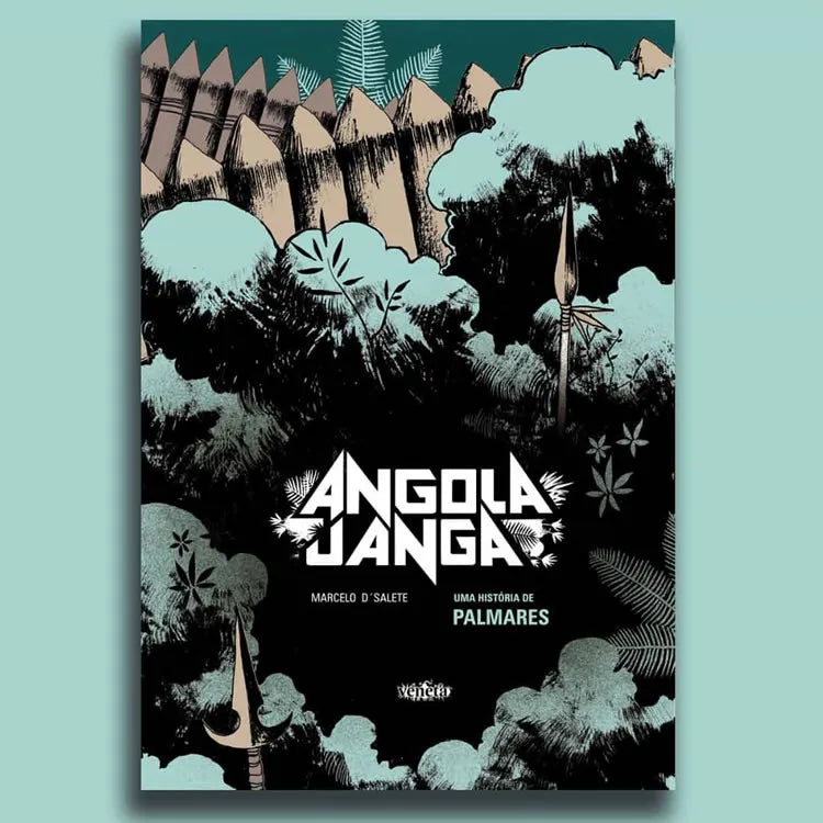 Capa da edição brasileira de Angola janga publicada pela Editora Veneta