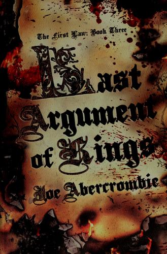 Capa da edição de Last Argument of Kings publicada pela Pyr Books