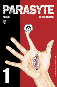 Capa de Parasyte volume 1 publicado pela Editora JBC