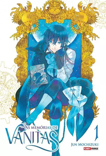 Capa de As Memórias de Vanitas volume 1 publicado pela Panini Brasil